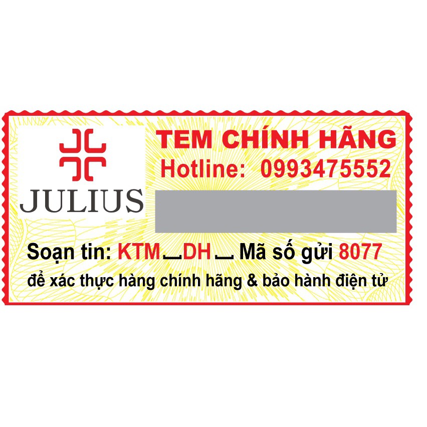 Đồng hồ cặp Julius JU1052 JA-426 siêu mỏng (Bạc)
