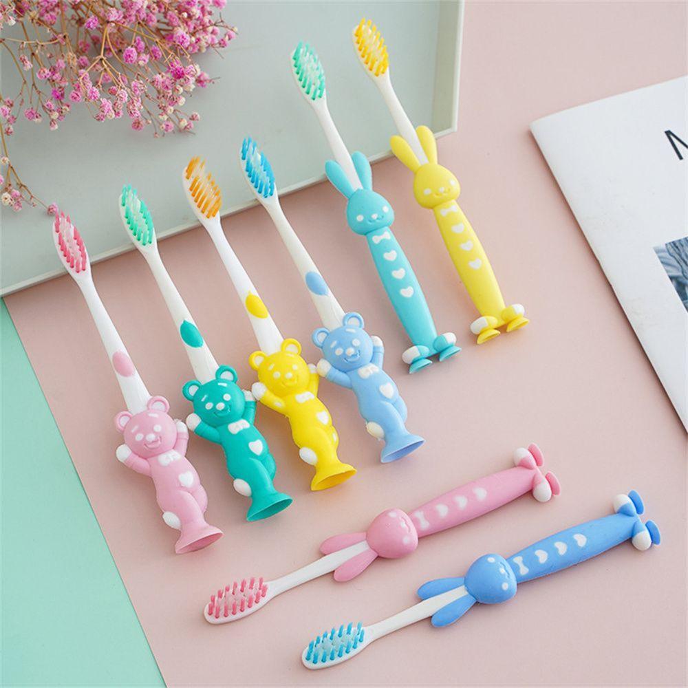 Bộ 4 Bàn Chải Đánh Răng Lông Mềm Chăm Sóc Răng Miệng Cho Bé