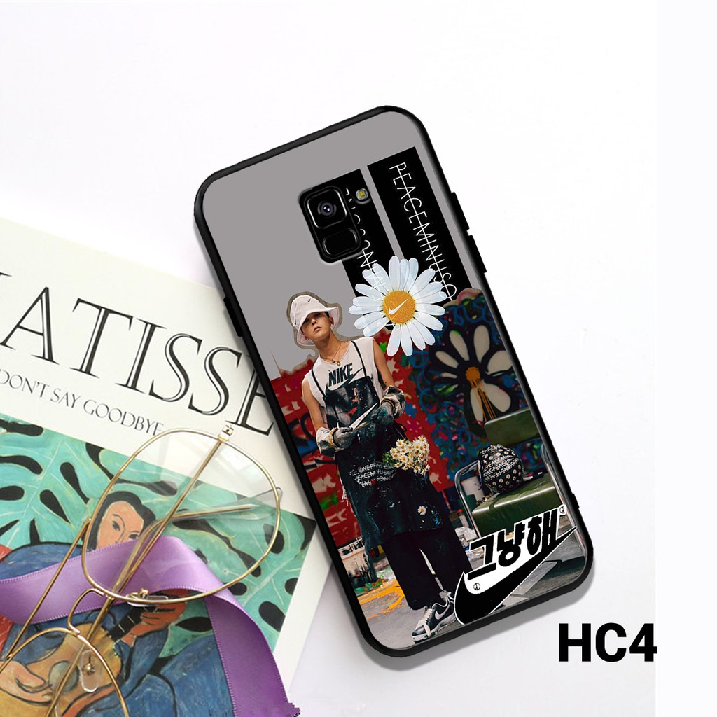 Ốp lưng SAMSUNG A6 2018/ A6 PLUS - A8 2018/ A8 PLUS in hình hoa cúc peaceminusonee G-Dragon x Just Do It