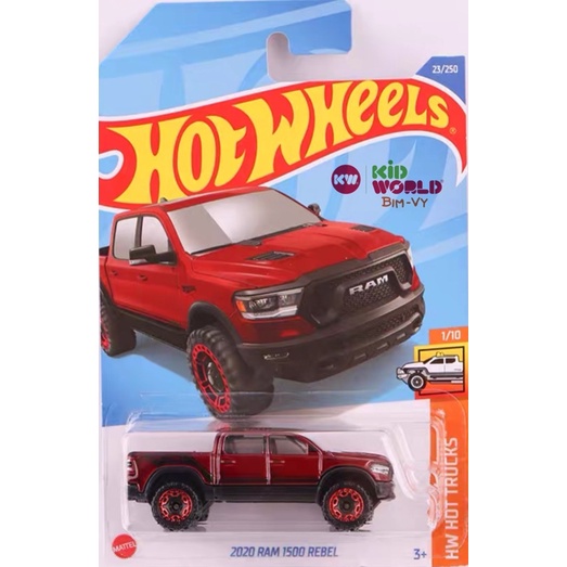 Xe mô hình Hot Wheels basic Bán tải 2020 Ram 1500 Rebel HCX93.