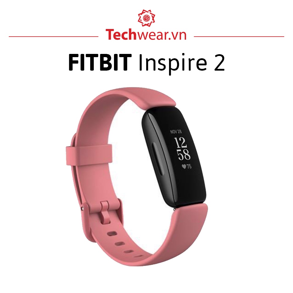  Vòng Đeo Tay Theo Dõi Sức Khỏe Fitbit Inspire 2 - Hàng Chính Hãng Bảo Hành 12 tháng