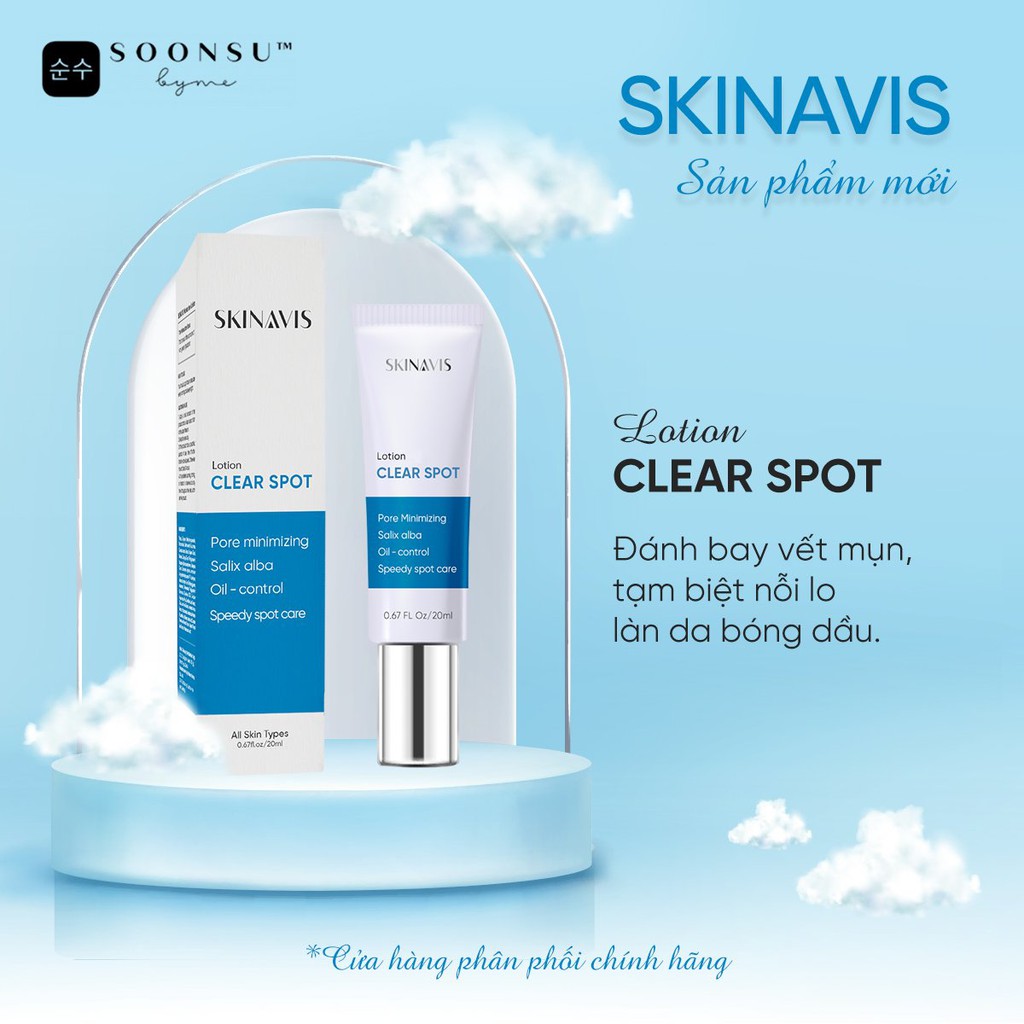 Lotion Kiểm Soát Mụn và Dầu Nhờn - SKINAVIS BHA Clear Spot