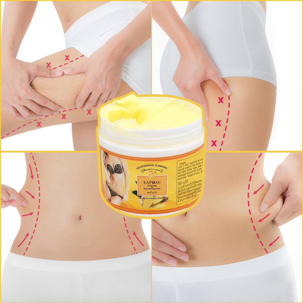 LF 1PC Ginger Fat Burning Cream Anti-cellulite Slimming Cream Silky Body Massager Gel làm săn chắc da Giảm cân