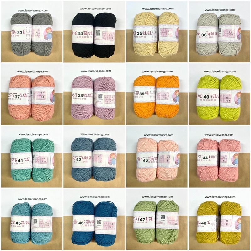 Len Baby Yarn hàng loại 1