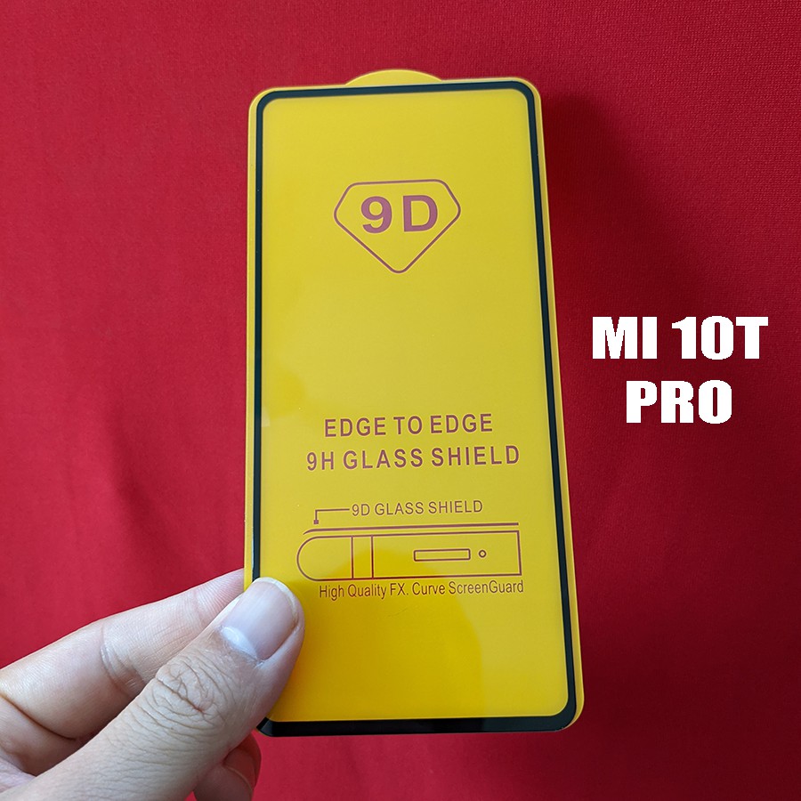 Bộ kính cường lực - PPF 3 lớp full viền Xiaomi Mi 10T Pro (loại xịn)