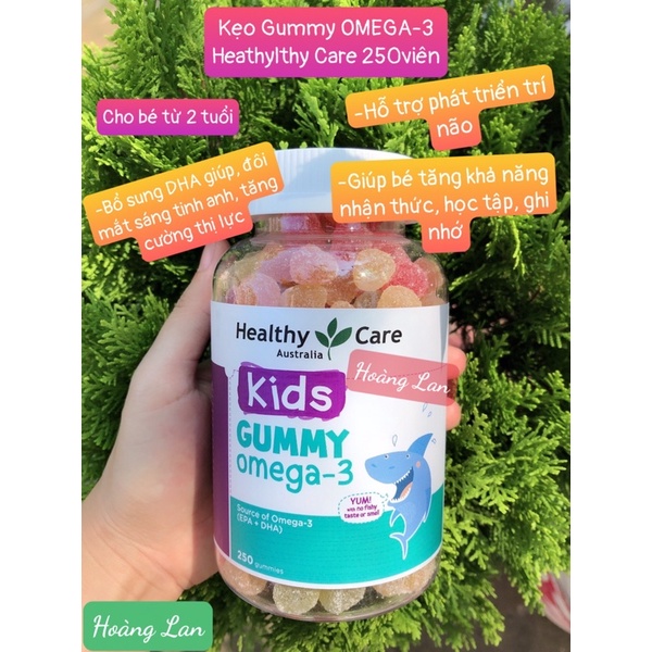 Kẹo Kids Gummy Omega-3 DHA cho bé