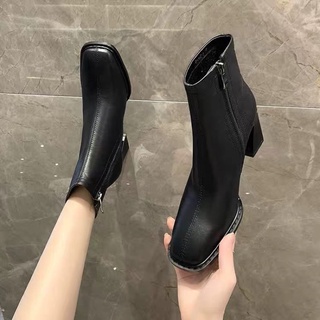 Hàng order - Giày Bốt cao cổ gót 7p thời trang