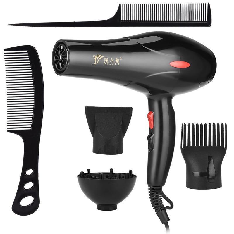 Máy sấy tóc công xuất 2000W tặng kèm 5 phụ kiện sấy tóc