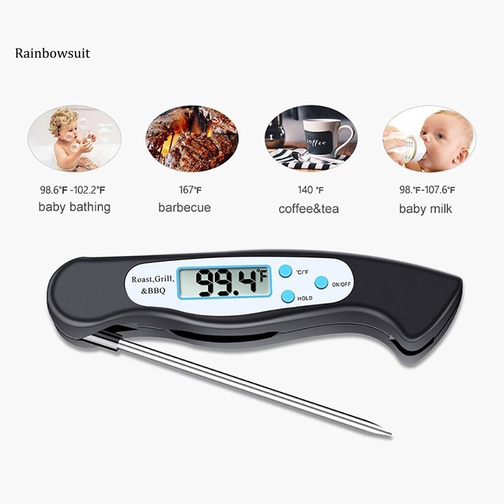 Nhiệt kế điện tử đo nhiệt độ thực phẩm có thể gấp gọn