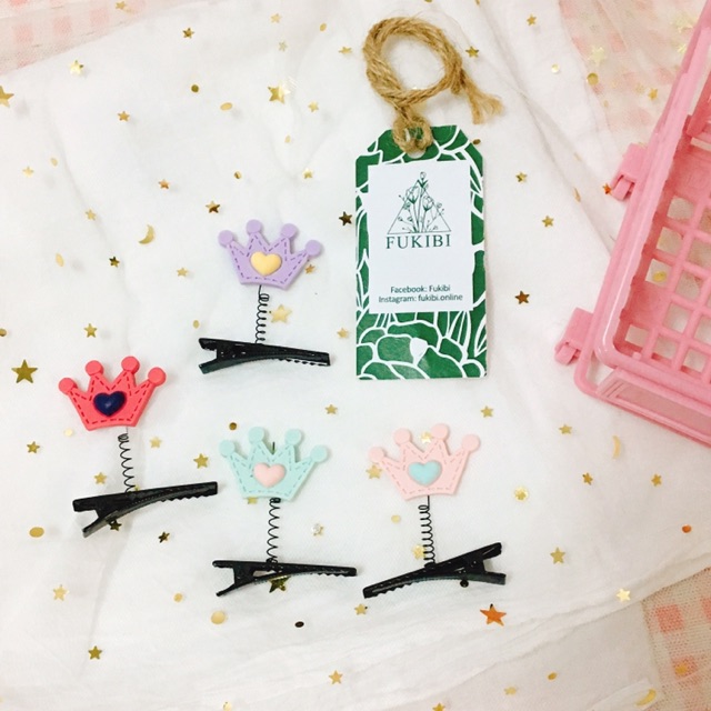 KẸP TÓC LÒ XO VƯƠNG MIỆN ẢNH THẬT