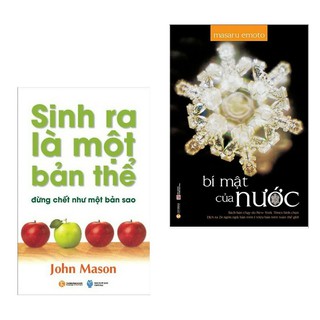 Combo Sinh Ra Là Một Bản Thể Đừng Chết Như Một Bản Sao + Bí Mật Của Nước