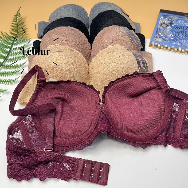 Áo ngực ren cup B có gọng có mút dày 2cm, áo ngực Thái Lan Sisterhood 2440 cao cấp, Leblur