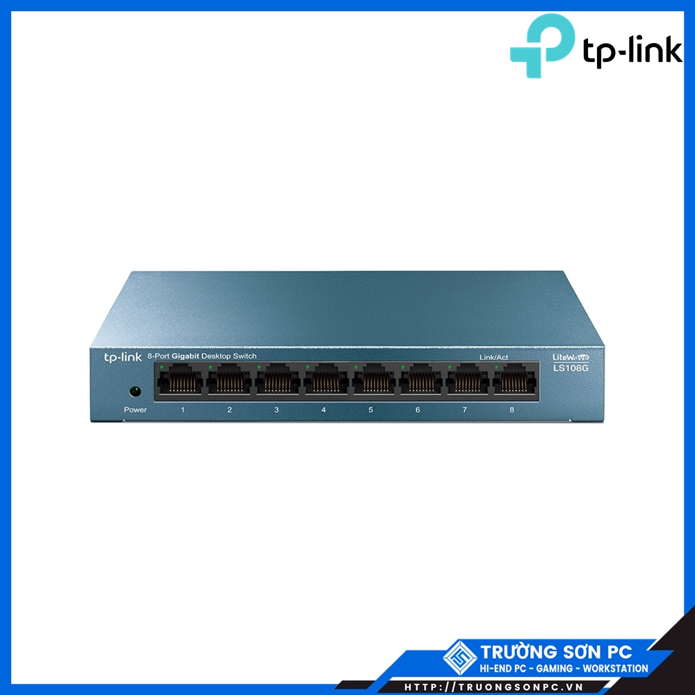 Switch Chia Mạng 8 Cổng Gigabit TP-Link LS108G/ TL-SG1008D | Switch 8 Cổng 10/100/1000Mbps