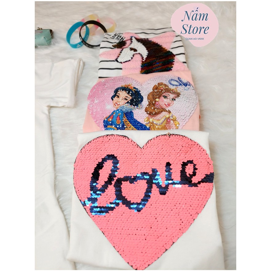 ÁO THUN H.M UNICORN PONY KIM SA CHO BÉ GÁI