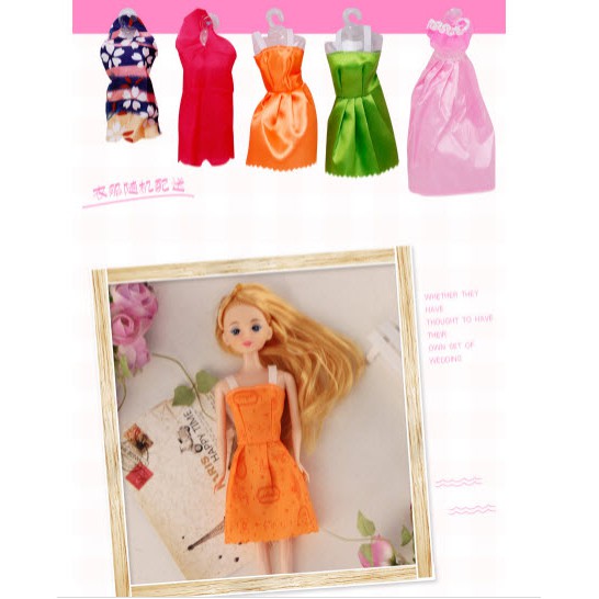 Bộ Đồ Chơi Búp Bê Barbie Loai Đẹp Cao 30cm - Đồ Chơi Búp Bê Công Chúa Cho Trẻ Em