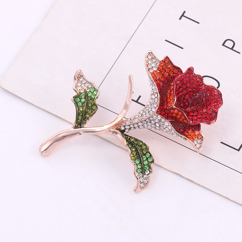 Trâm Cài Áo Hình Hoa Đính Đá Thời Trang Mới Cho Cô Dâu