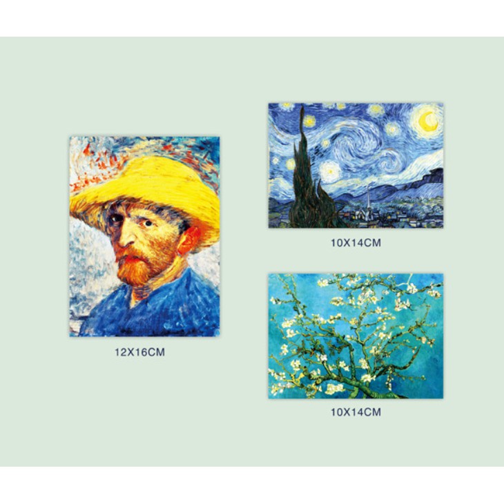 (Tặng sticker) Set Postcard decor tường, ảnh trang trí phòng nghệ thuật trừu tượng | BigBuy360 - bigbuy360.vn