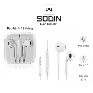 Tai nghe chân tròn 3.5mm zin 6s