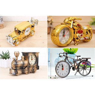 Đồng hồ để bàn hình xe cổ điển- tặng kèm pin