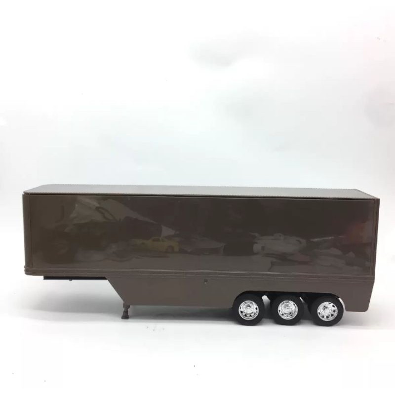 Xe mô hình rơ moóc thùng chở xe 1:32