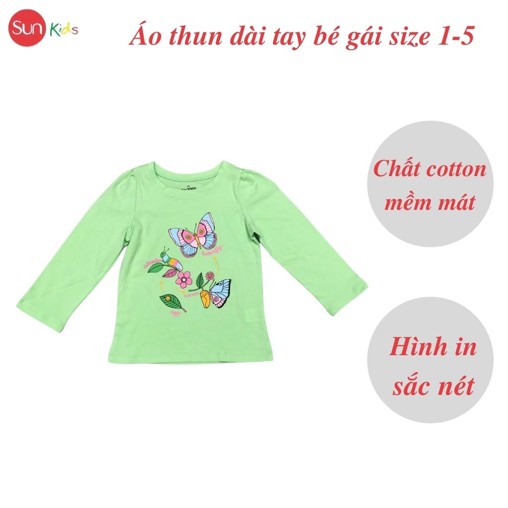 Áo dài cho bé gái, áo thu đông bé gái, áo thu đông cho bé, size 1-5 tuổi - SUNKIDS