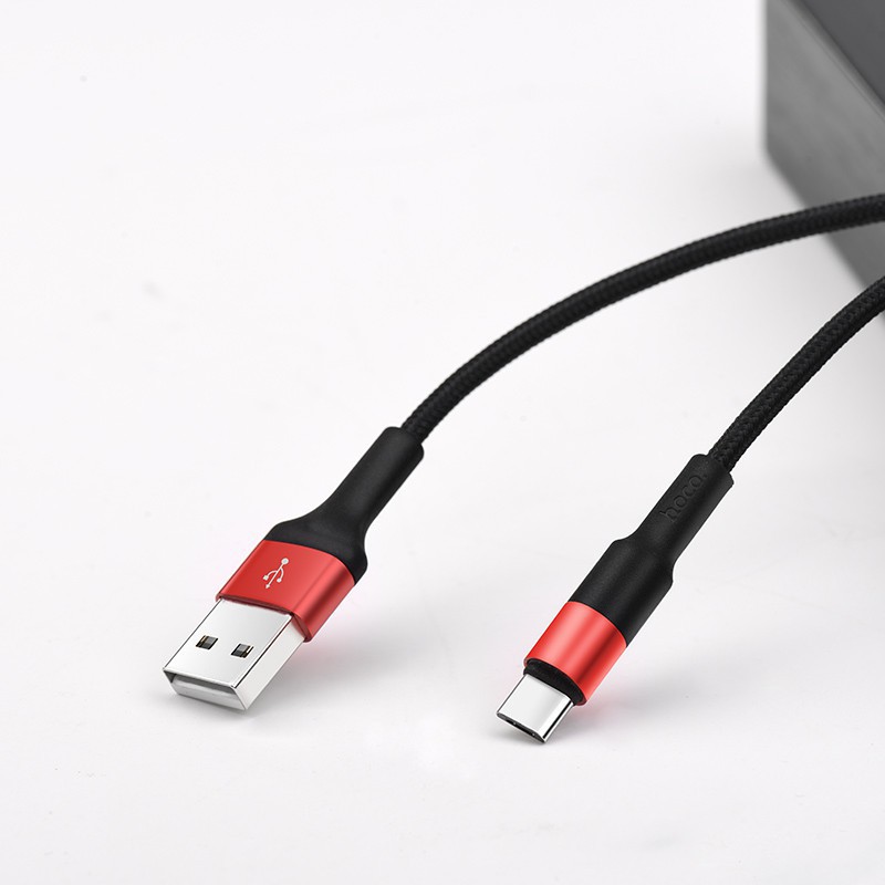 Dây Sạc Nhanh Hoco X26 Dài 1M Chân iPhone Lightning/Android Micro USB/ Type-C - Bảo Hành Chính Hãng 12T