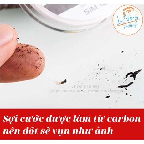 Dây Cước Thẻo Floucarbon SIMAGO N1 50m - Lã Vọng Fishing