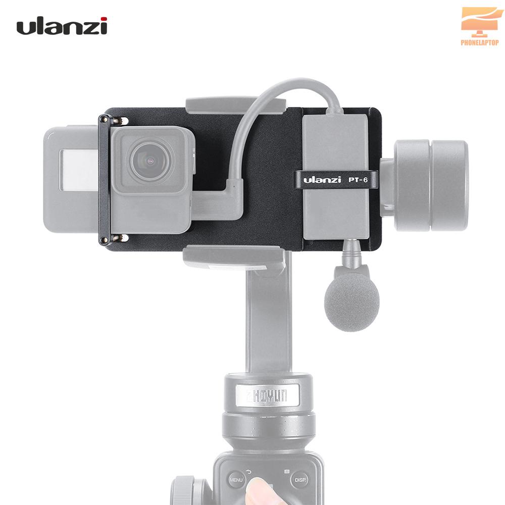 Ulanzi Đế Gắn Máy Ảnh Pt-6 Cho Gopro Hero 7 6 5 For Dji Moza Mini S Zhiyun Smooth 4 Vimble 2