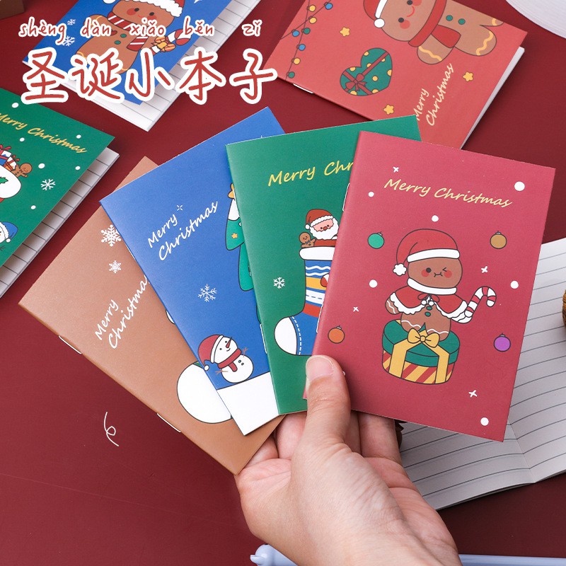 Sổ vở cầm tay Noel merry christmas nguồn hàng buôn sỉ