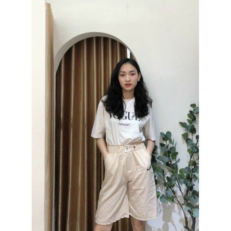 Quần short lưng cao 💥 SIÊU ĐẸP 💥 quần đùi thêu chữ nổi mặc thoáng mát, siêu xinh | BigBuy360 - bigbuy360.vn