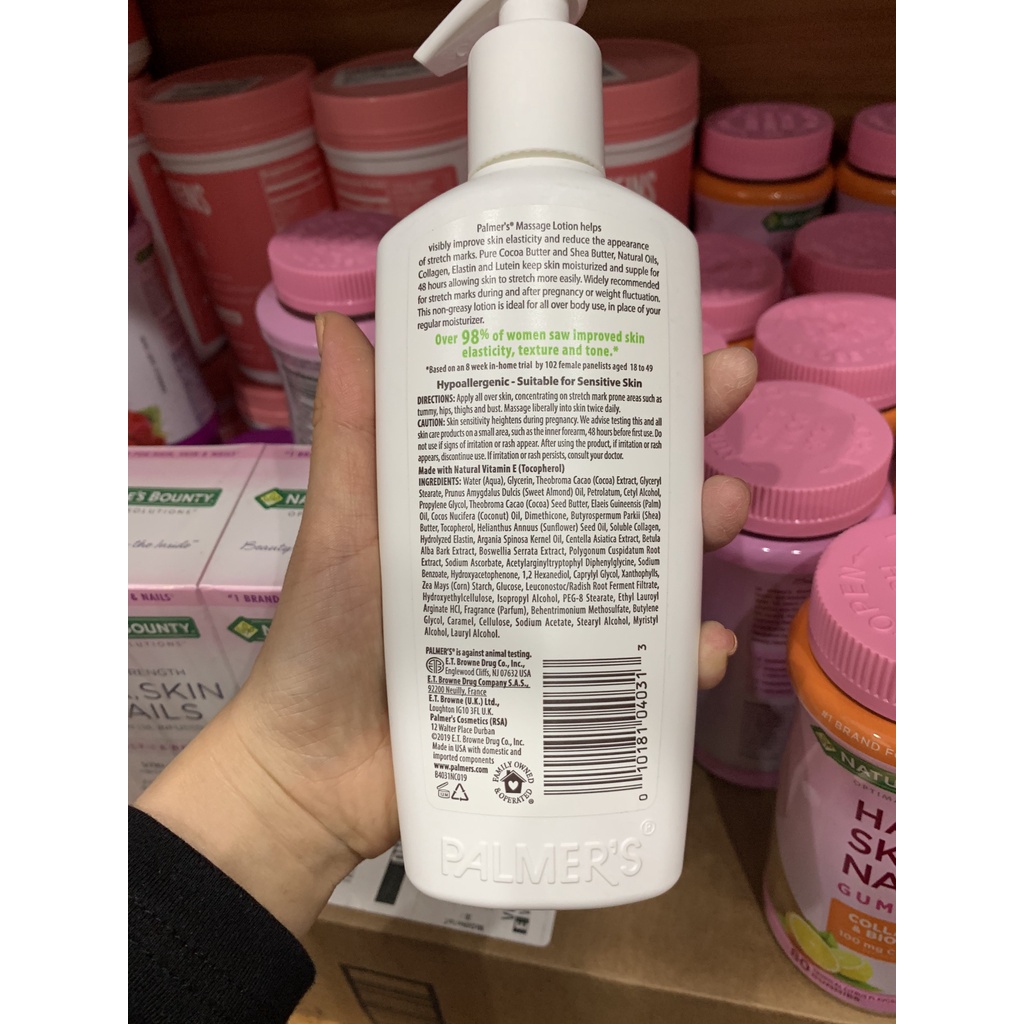 Sữa Dưỡng Chống Rạn Da PALMER'S Pregnancy Skin Care 190ml