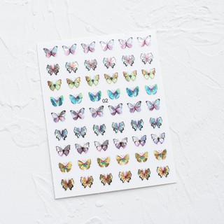 [HOT] Sticker nail , sticker bướm dán móng tay.