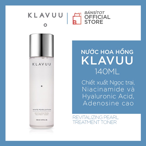 Nước Hoa Hồng Dưỡng Trắng Phục Hồi Da KLAVUU Klavuu White Pearlsation Revitalizing Pearl Treatment Toner