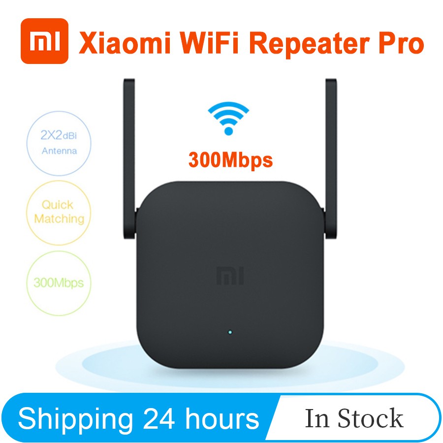 Kích sóng Wifi Xiaomi Repeater PRO băng thông 300 Mbps - DC3030 Chính Hãng App tiếng Anh