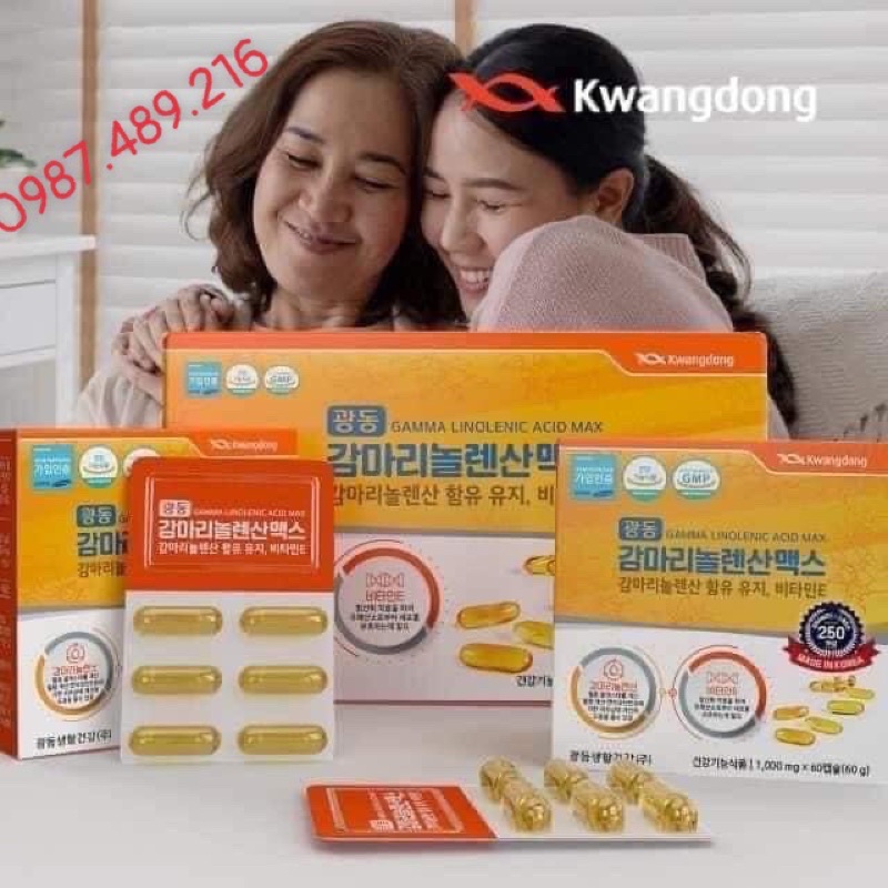 [SỈ TẬN GỐC] Viên Uống Hoa Anh Thảo KWANGDONG Hàn Quốc