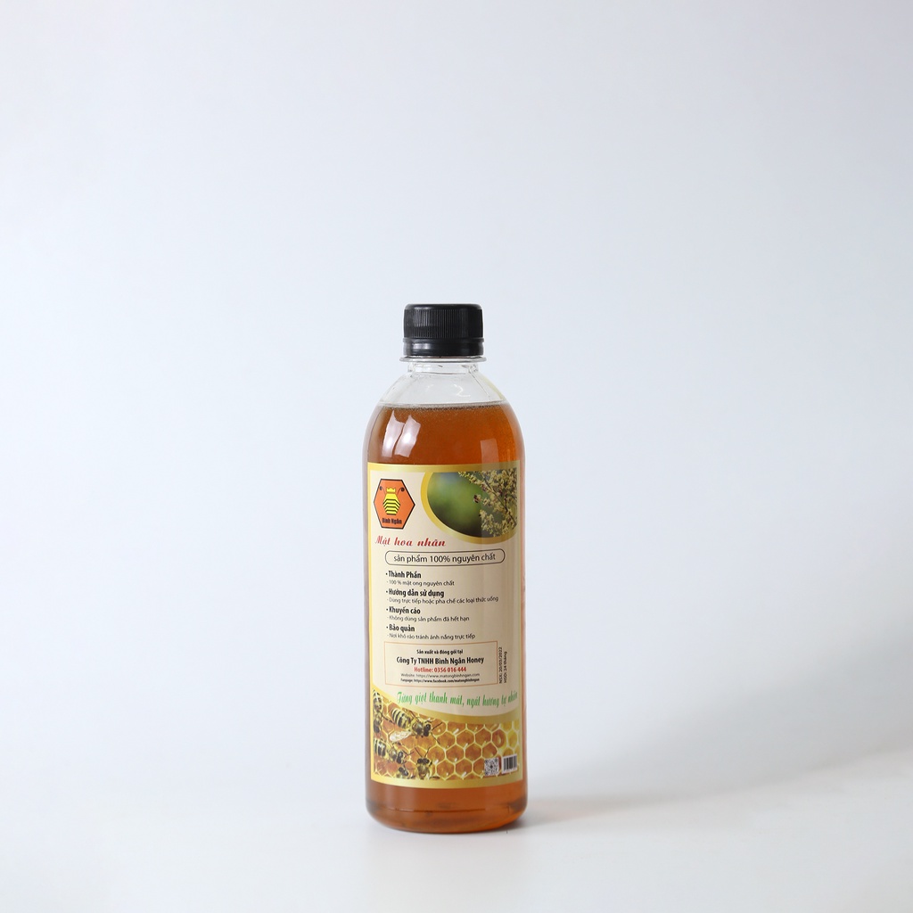 Mật Ong Hoa Nhãn Nguyên Chất  Bình Ngân Đặc Sản Hưng Yên