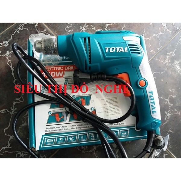 Total - TD4506E Máy khoan điện cầm tay 450W - 6.5mm