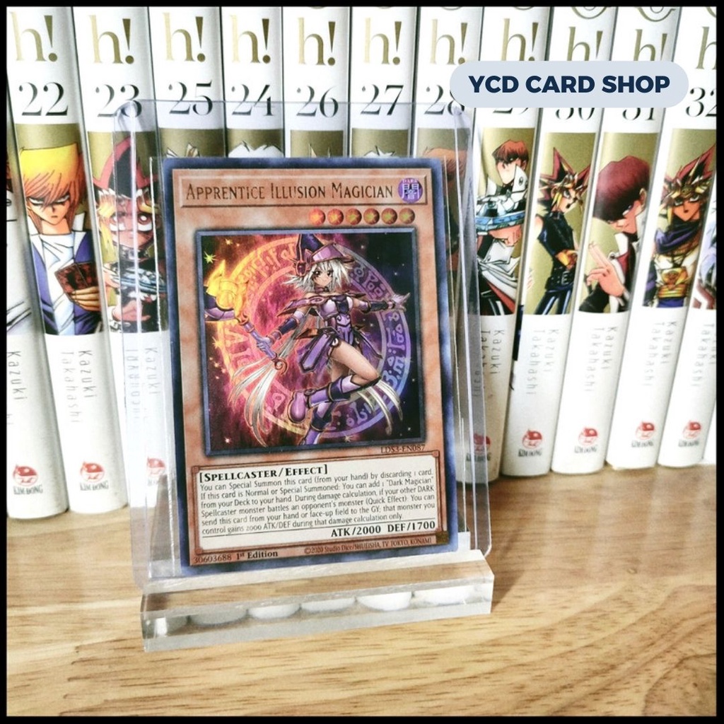 Thẻ bài Yugioh Chính Hãng Apprentice Illusion Magician– Ultra Rare