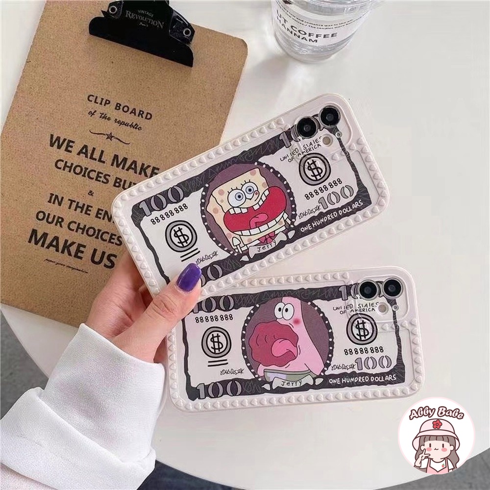 Ốp Điện Thoại TPU Mềm Chống Sốc In Hình SpongeBob Hoạt Hình Cho IP 13 12 11 Pro Max XR 8 7 Plus