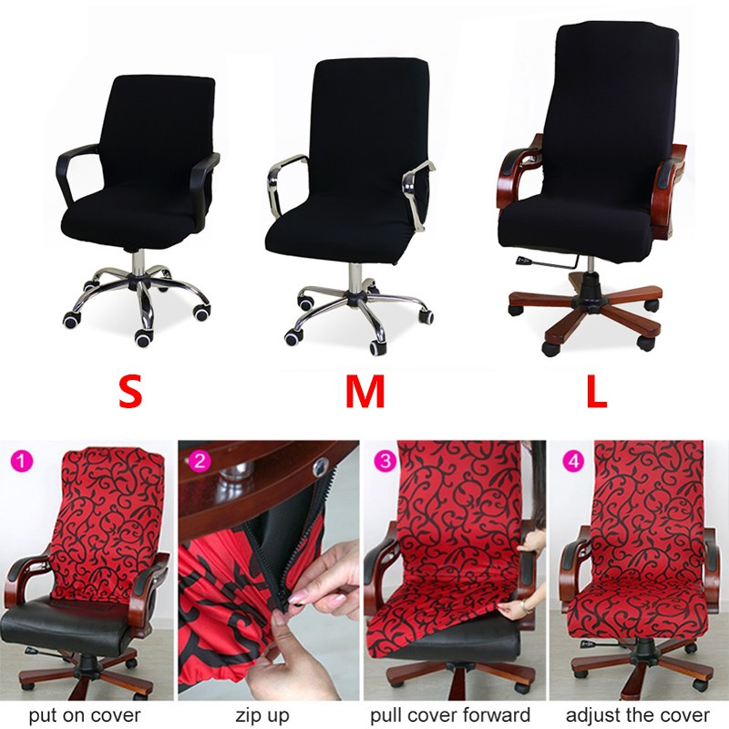 Vỏ bọc ghế mềm co giãn chống dơ tiện dụng cho ghế văn phòng