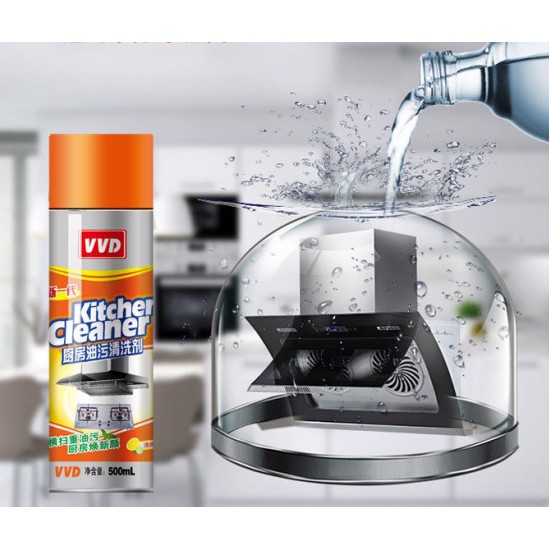 CHAI XỊT BỌT BÔNG VỆ SINH NHÀ BẾP THẦN KỲ KITCHEN CLEANER