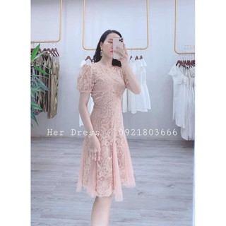 VÁY REN PHỐI LƯỚI CAO CẤP