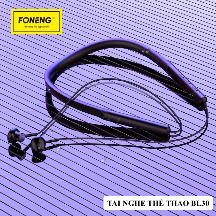 Tai nghe FONENG Bluetooth Thể Thao BL30 Chính hãng BH 12 tháng Pin 12 giờ sử dụng