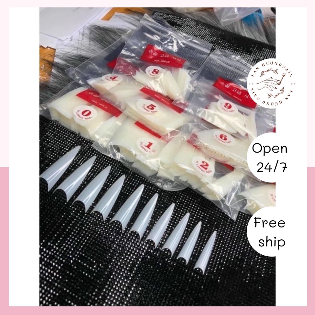 móng nối tip nhọn nail