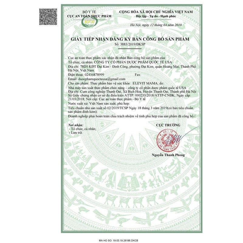 ✅ sắt Elevit Mama viên uống bổ sung sắt vitamin tổng hợp bầu trước bầu sau sinh chứa DHA mẫu mới H30v