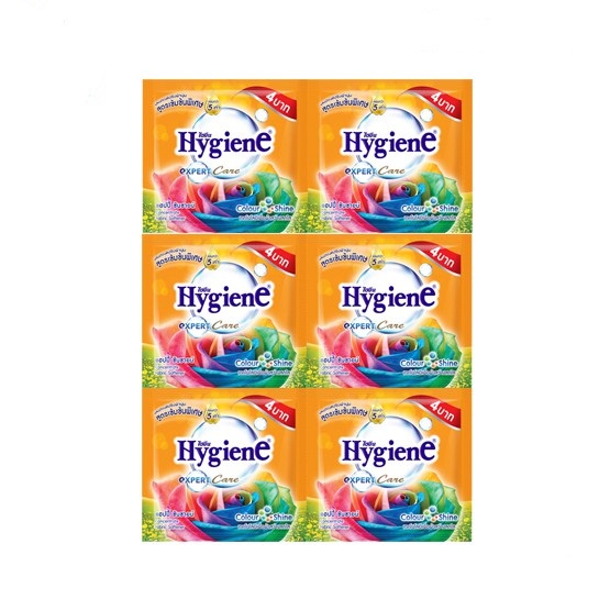 Nước xả làm mêm vải Hygiene dây 12 gói/20ml thơm lâu,bền màu,giữ hương lâu