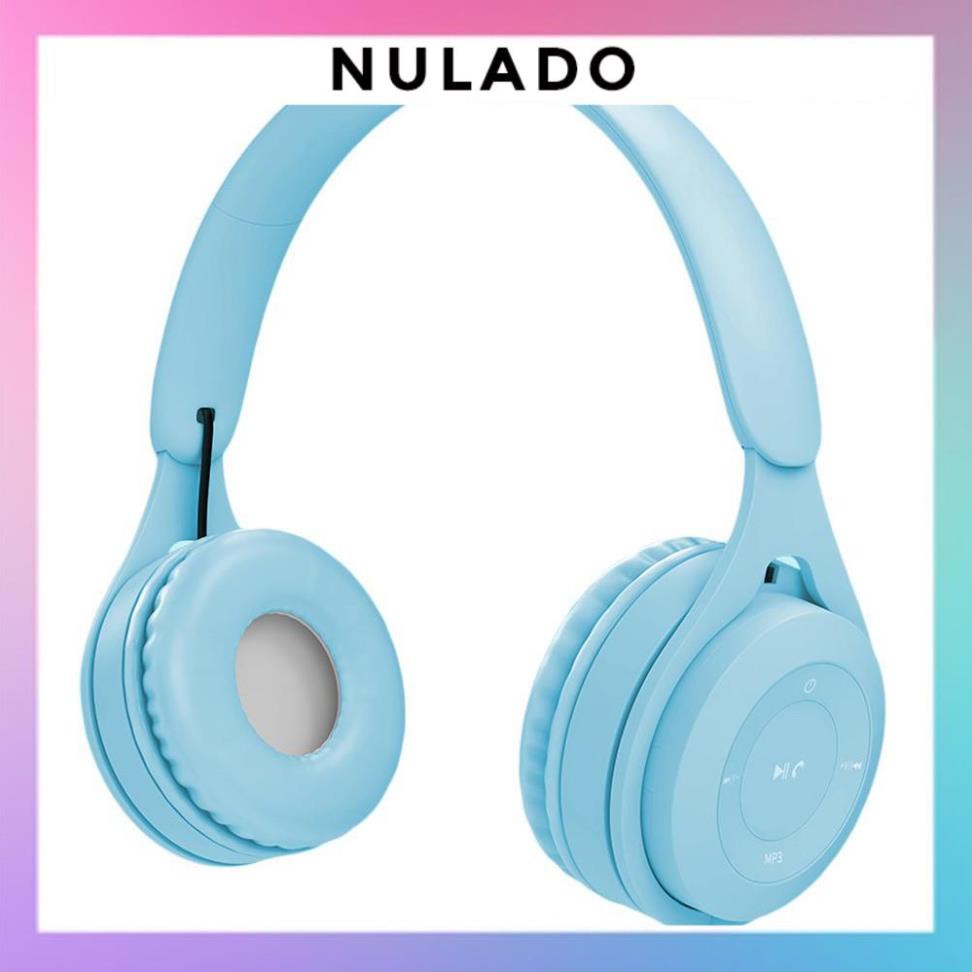 Tai Nghe Bluetooth 5.0 Chụp Tai có micro Headphone không dây thời trang màu sắc Y08 NULADO