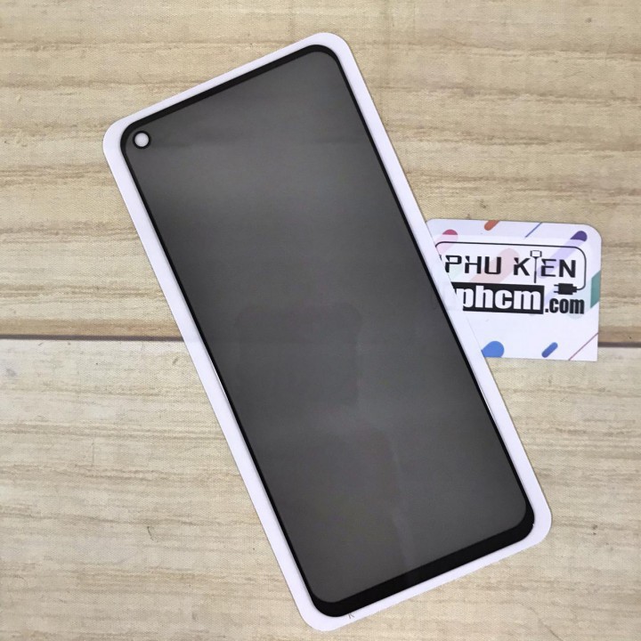 Cường lực oppo A52 A72 A92 Chống Nhìn Trộm Full Màn Hình Tặng Kèm Khăn Lau