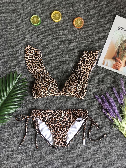Bikini cánh tiên da beo