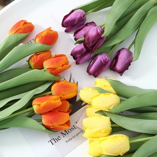 Hoa Tulip Nhân Tạo Trang Trí Nội Thất / Tiệc Cưới Chất Lượng Cao